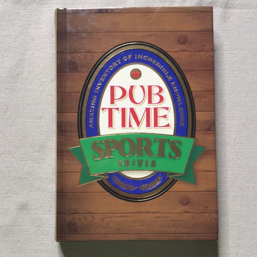 📚2/$6  Pub Time Sports Trivia